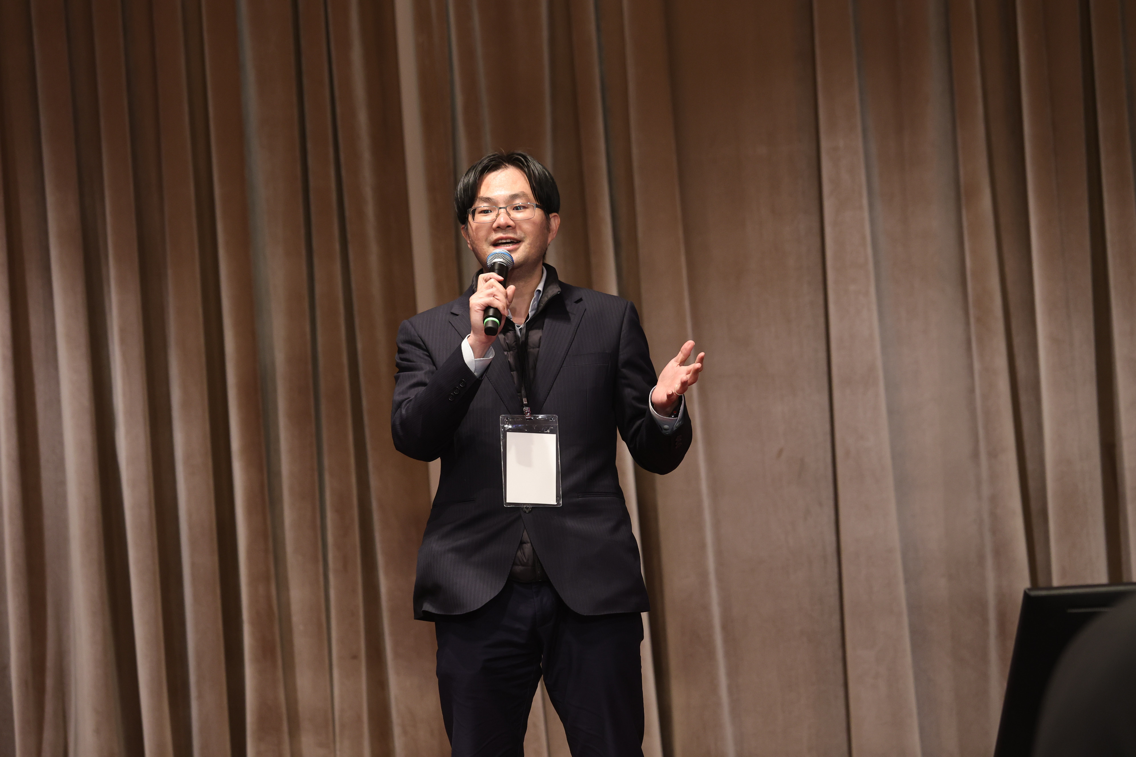 淡江資工系系主任陳世興勉勵致詞