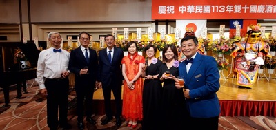 橫濱國慶酒會 濃濃淡江味