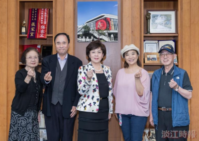 北美洲校友会联合会理事长吴秋煌拜会校长葛焕昭 分享招才招财成果